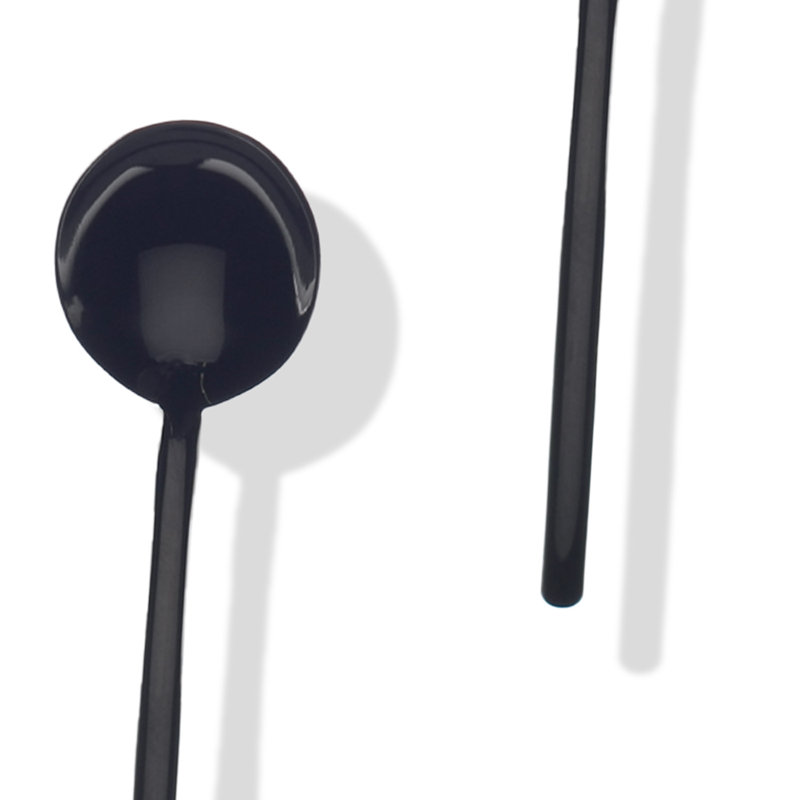 MEPRA Due 6-Piece Coffee Spoon Set, Black Gold