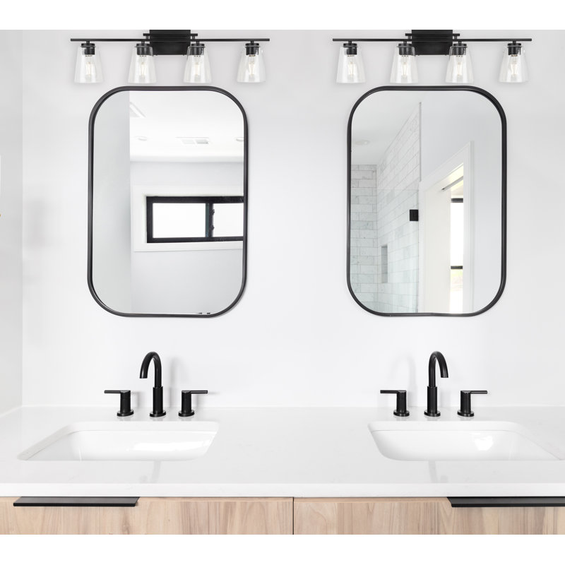 Baehr 4 - Light Dimmable Vanity Light, Black