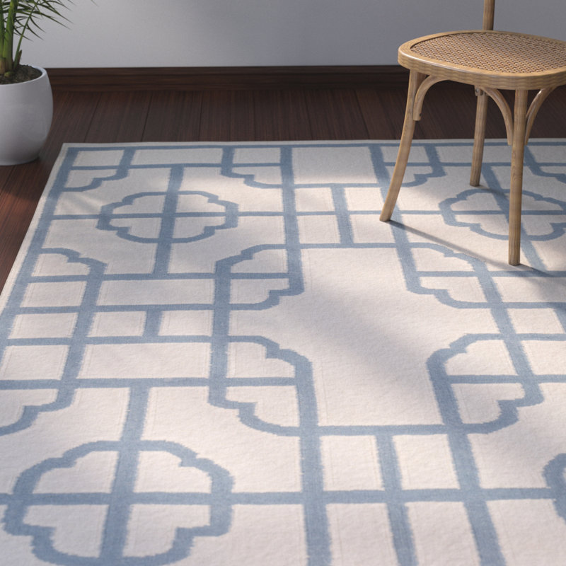 Roberta Wool Geometric Indoor Rug, Rectangle 8' x 11'