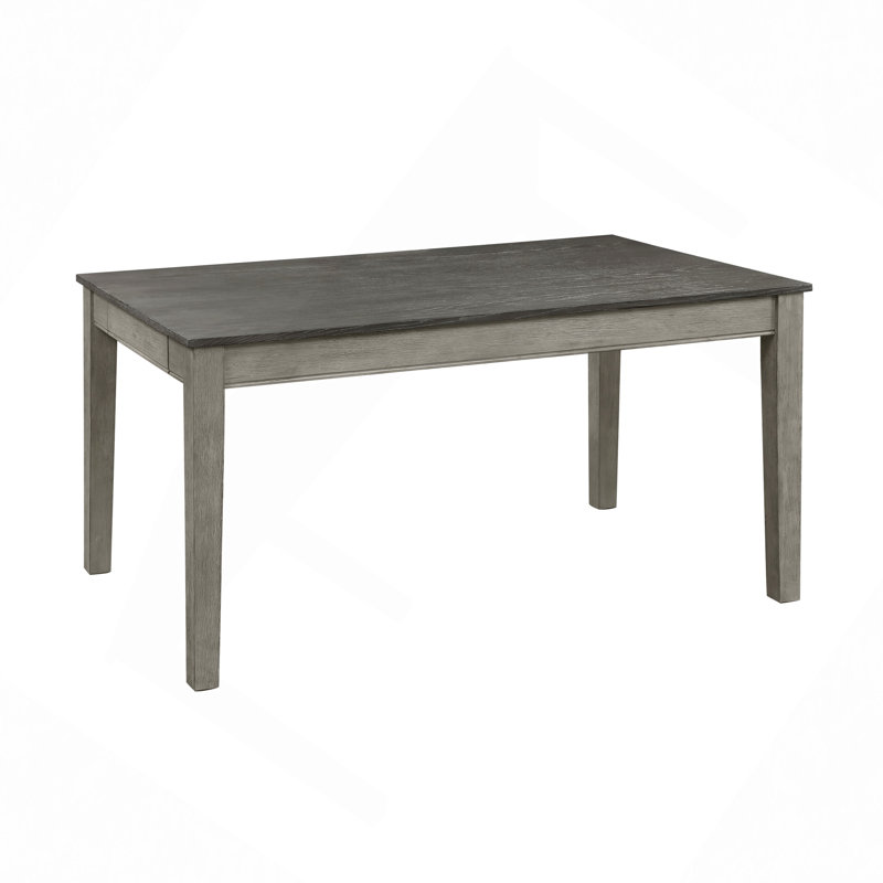 Table de salle à manger 1Pc avec 2 tiroirs cachés, Gris
