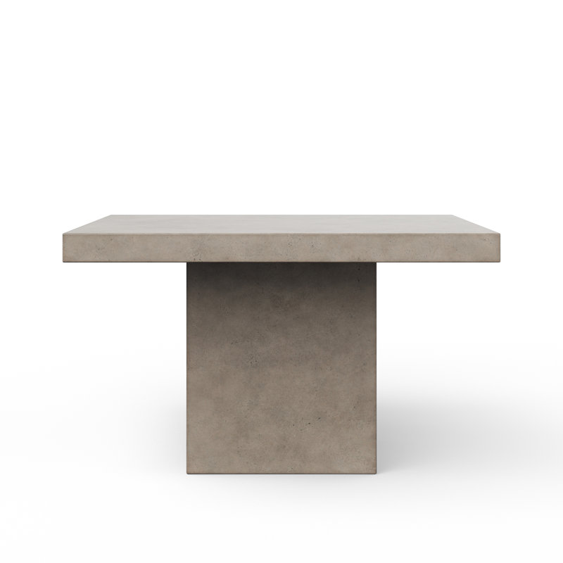 Kareen Bar & Counter Height Pedestal Dining Table, Dark Gray, Bar Table (41.75" Height)