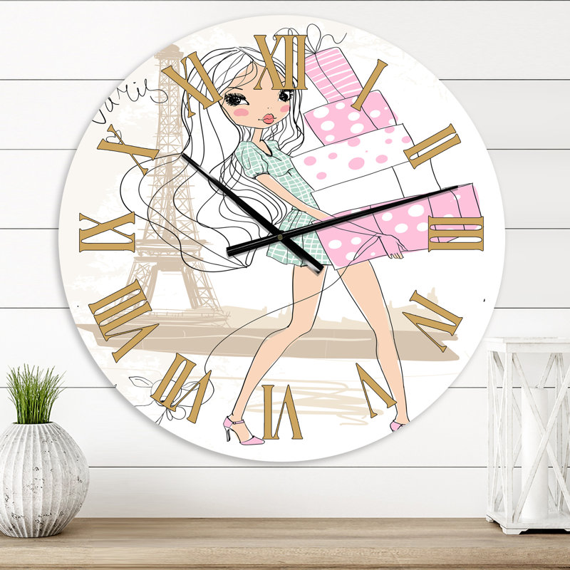 Horloge murale Shabby Elegance, Très petit