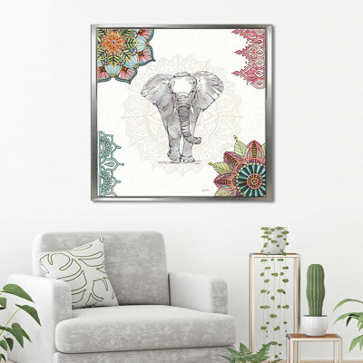 « mandala matin i », reproduction sur toile