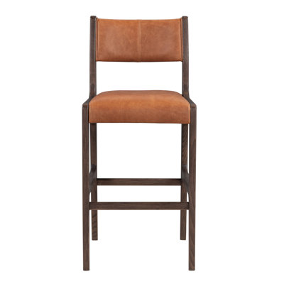 Wayne Leather Stool