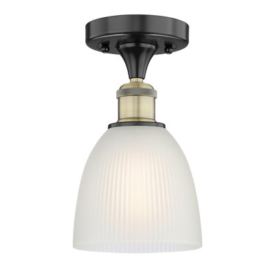 Philomene Glass Semi Flush Mount