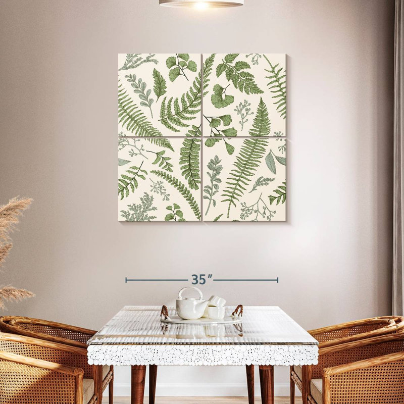 Motif de feuilles de plantes Harnek