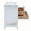 Ensemble de meuble-lavabo moderne avec rangement ouvert, deux tiroirs-1787998593