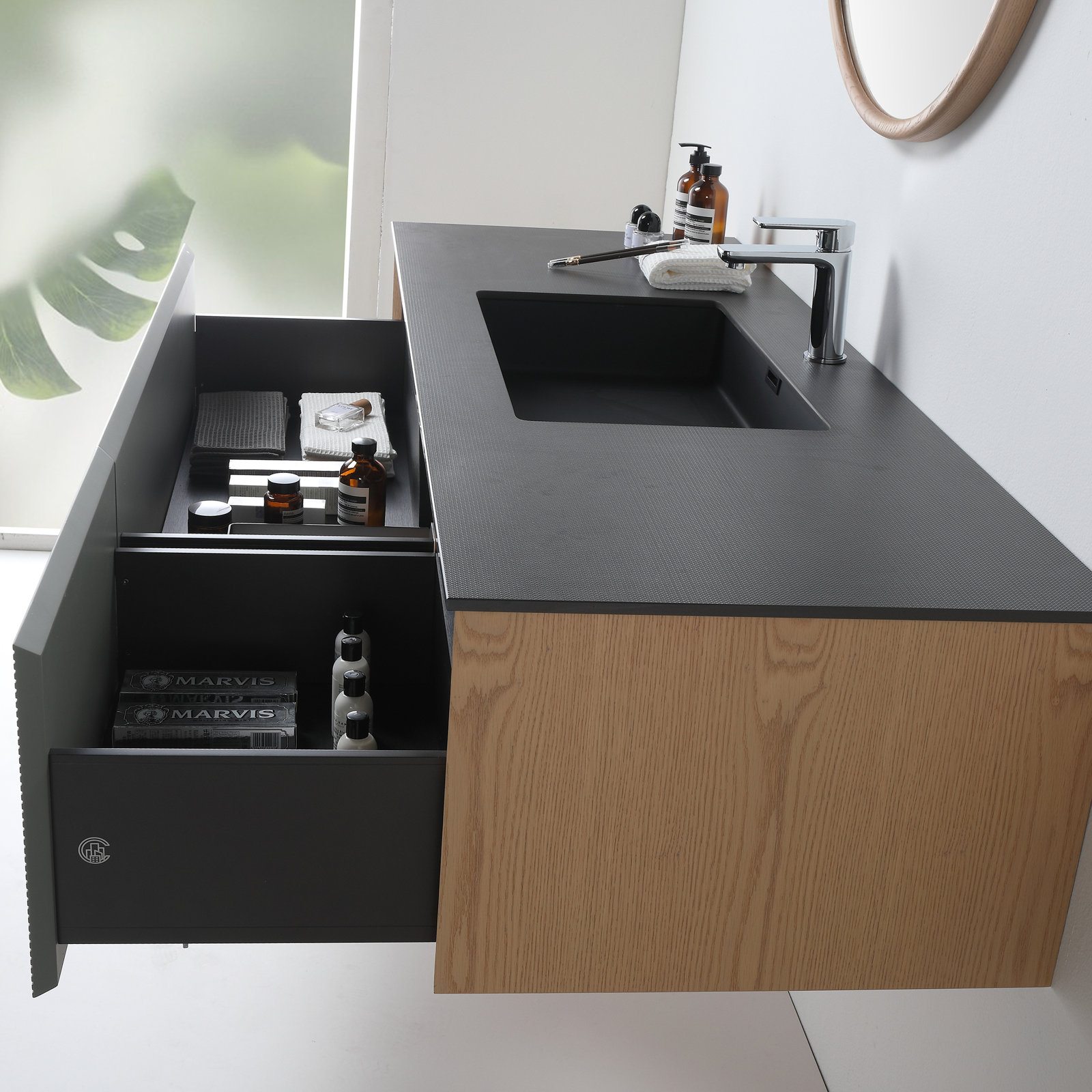 Diella 48'' Single Bathroom Vanity, Sage Green