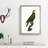 Red-Lored Amazon Parrot by F. Levaillant - Picture Frame Painting Print-55598465-55598463