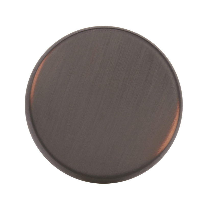 Poignée d'armoire en bronze huilé de 1 5/16 po (33 mm) de diamètre Blackrock, Bronze frotté à l'huile, 1 5/16"