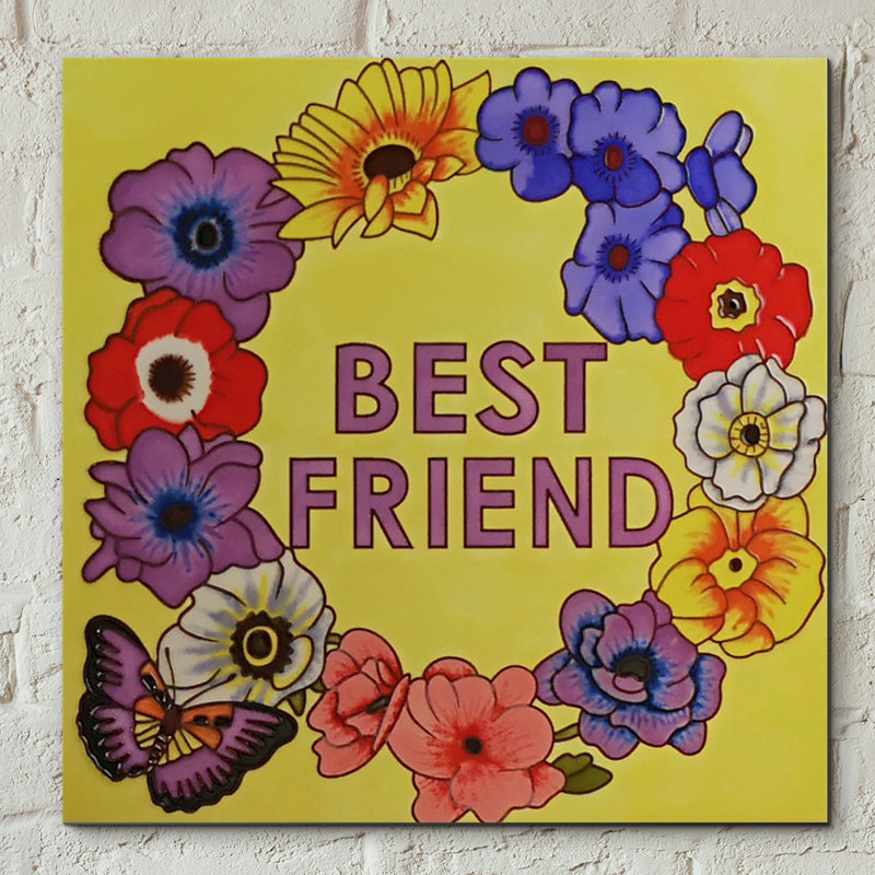 Handmade Wall Decor on Ceramic / Porcelain