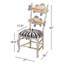 Freckle Fish Chair - Black/White Seat