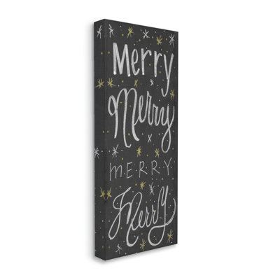 Festive Merry Chalk Style
