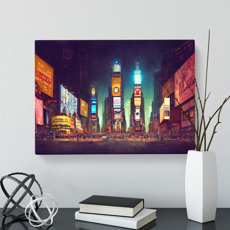 Modern Times Square Art Vol.3 - Wrapped Canvas Print, 35cm H x 50cm W x 3cm D