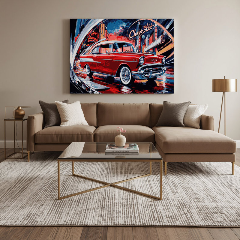 Art sur toile gris, H 11 po x l 14 po