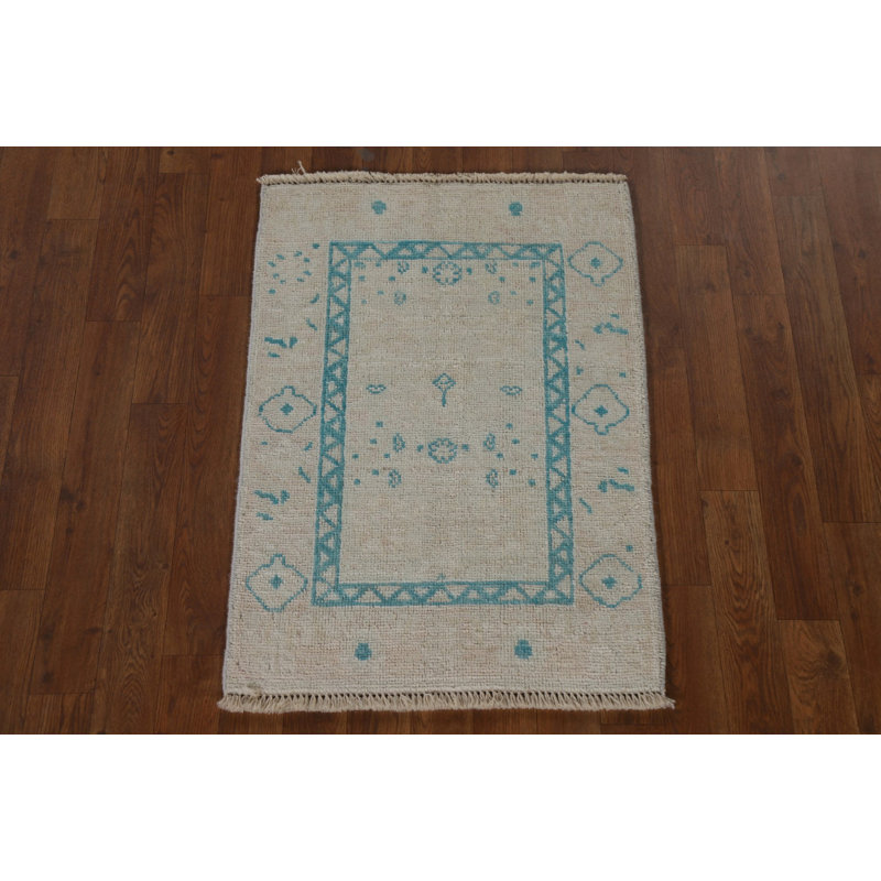 Tapis décoratif teint à la main Oushak 2x3