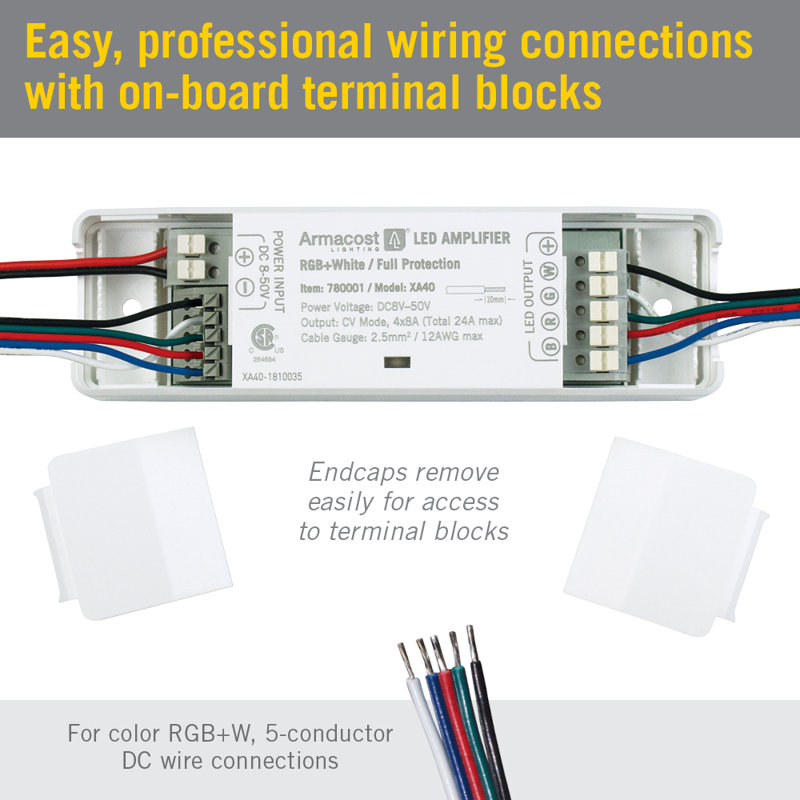 ProLine Multicolor RGB + White LED Amplifier