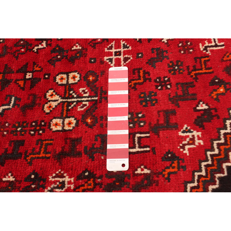 Tapis rouge Humaira Vintage 5 pi 10 po x 8 pi 8 po