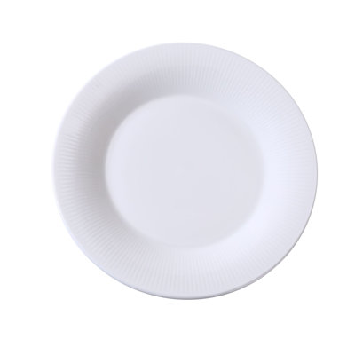 Assiette ronde en porcelaine Aspelare