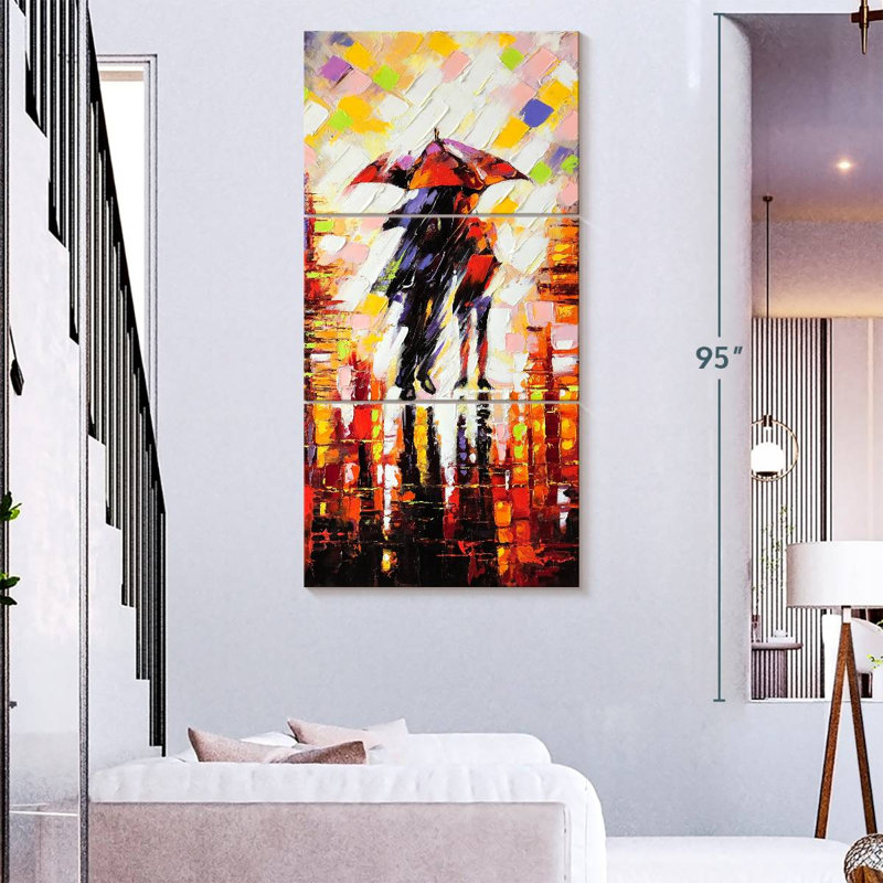 Two Lovers, 80" H x 39" W