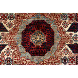 Hand-Knotted High-Quality Red/Blue/Beige Area Rug