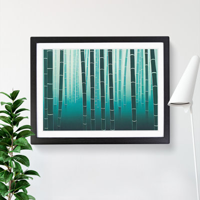 Intriguing Bamboo Forest - Framed Print