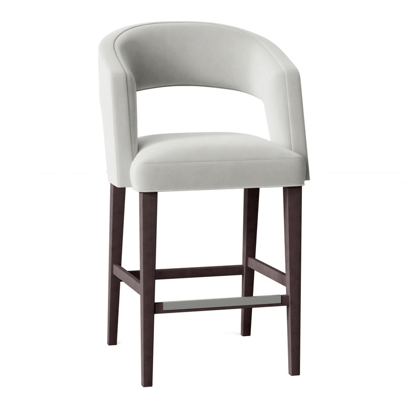 Bryant Upholstered Counter Stool with Solid Wood Frame, Hazelnut (8794 17), Montego Bay