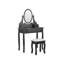 Abiyah Dressing Table with Mirror-1287907738