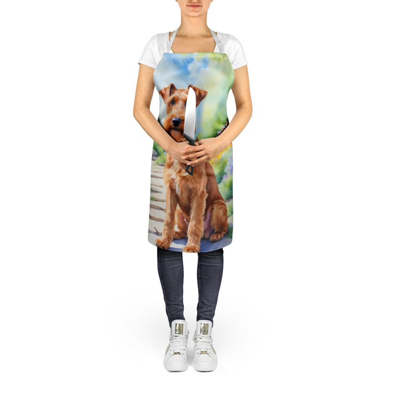 Tablier Irish Terrier Spring Path