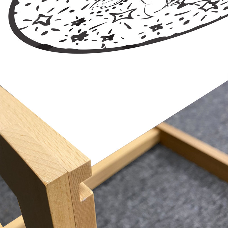 Jagviri Sled Coffee Table, 90cm H x 62cm W x 40cm D