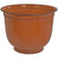 Ensemble de 2 pots à fleurs ronds pour l'extérieur en métal 14,5 po x 14,5 po x 11,25 po Ralen-84080805-84080806