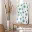 «Botanical Turquoise Teal Dandelions», reproduction d'art moderne sans cadre-509507474