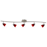48'' 5 -Light Fixed Track Track Kit with Dimmable and Adjustable Head