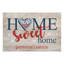 Tapis d'entrée antidérapant Patriotic Home Sweet Home 27 po x 18 po