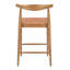 Tabouret Bandani brun clair