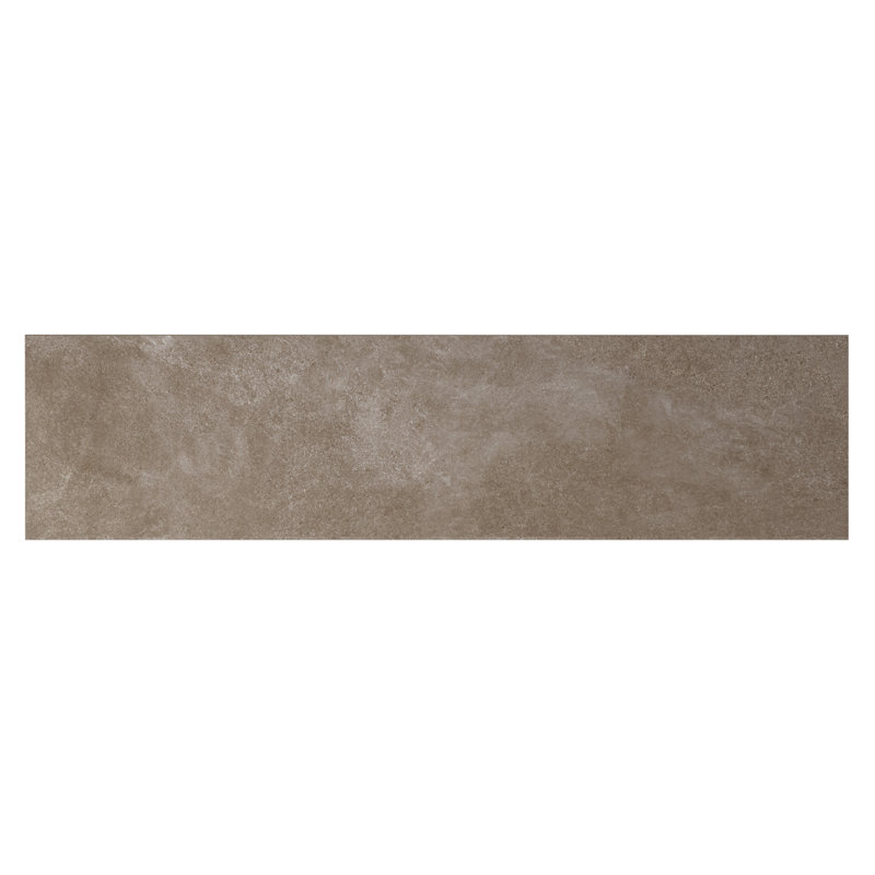 11,81 po X 47,24 po Tapis de piscine en porcelaine matte (3,87 pieds carrés / chaque), Brun caramel
