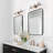 3 - Light Dimmable Brass Armed Sconce