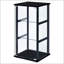Vitrine à 3 tablettes en verre noir