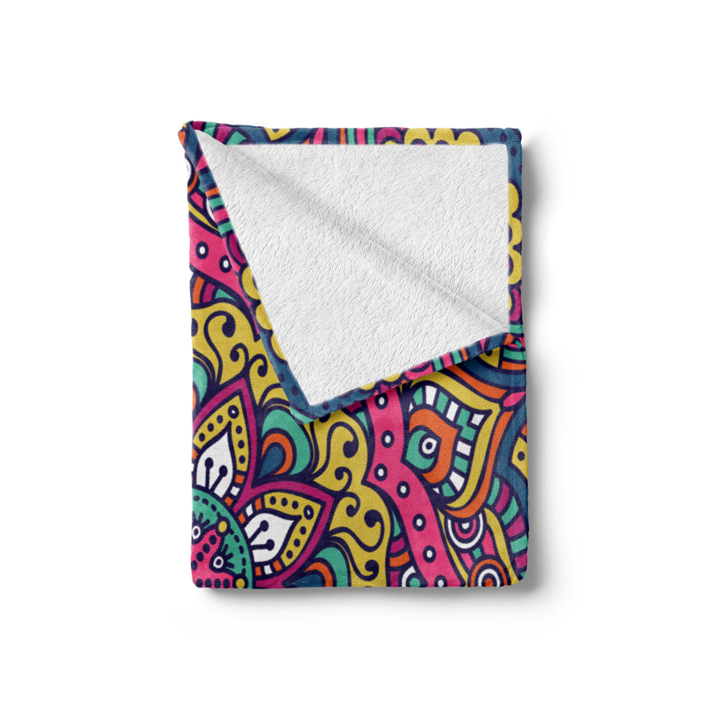 Hand Woven Throw Blanket, 50" x 60"