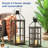 Wood and Metal Tabletop Lantern-697702202-702823661