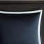  Bleu marine / argent. Remplir. Avec 1 édredon, 2 taies décoratives européennes, coussins décoratifs, jupe de lit. Tissage texturé pour une chambre à coucher gracieuse. Remplissage 8 pièces à l'année. Comprend-124754880-124754881