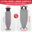 Extra Wide Full Size Ironing Board 57" L X18 W, Multifunctional Sturdy Ironing Board With Iron Rest, Foldable Adjustable Iron Board With Heat Resistant Cover, Enhanced Stability, Black Grey.