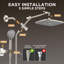 Rain Shower Head and Wide Showerhead Combo-115171206