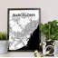 « barcelone city map », reproduction d’impression sur affiche à motif encre-31737454