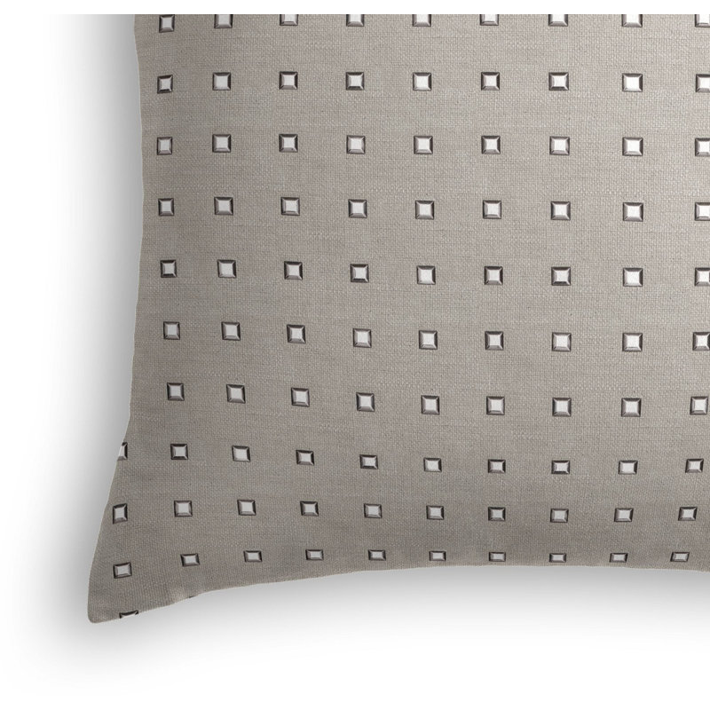 Stud Muffin Square Pillow Cover & Insert, 16" x 16", Black