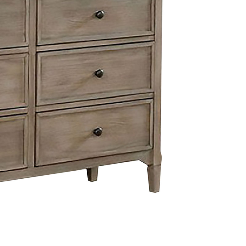 Melgoza Solid Wood 47.63 " W 6 - Drawer Dresser