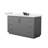 Icon 60" Freestanding Single Bathroom Vanity with Cultured Marble Top-114678824-114678828