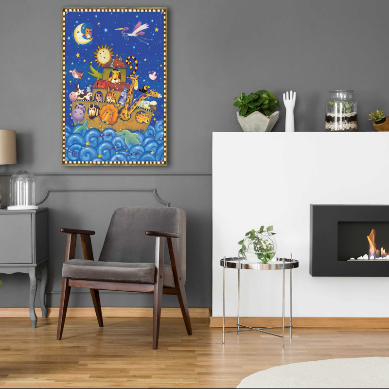 Art mural en verre Trinx «Ark 5» par Viv Eisner, H 36 po x l 24 po x P 0,2 po