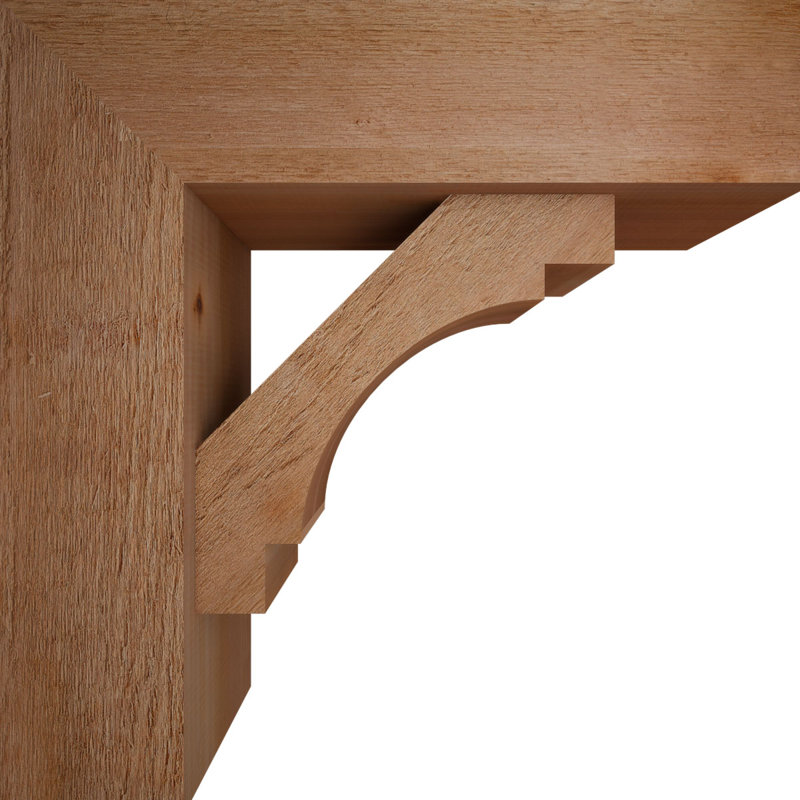 Support Merced Block avec support décalé, 26 x 26, Cèdre rouge occidental de l 8 po (scié brut)