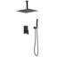 Système de douche de pluie complet au plafond avec valve brute